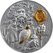 5 Dollars - Charles III Dazhbog, Niue, 2024 reverse image