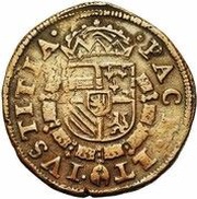 1 Liard "des Etats"- Brabant Revolt, Belgium, 1578-1580 reverse image