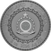 5 Dollars - Charles III Dragon obverse image