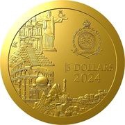 5 Dollars - Charles III Chichén Itzá obverse image