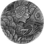 7 Dollars - Elizabeth II Peacock obverse image