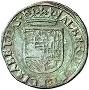 1 Liard - Albert and Isabella 's-Hertogenbosch obverse image