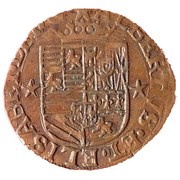 1 Liard - Albert and Isabella Maastricht obverse image