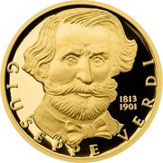 10 Dollars - Elizabeth II Giuseppe Verdi, Niue, 2013 reverse image