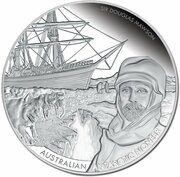 10 Dollars - Elizabeth II Australasian Antarctic Expedition, Niue, 2014 reverse image