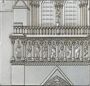 10 Dollars - Elizabeth II Cathedral Notre Dame: 11/14, Niue, 2014 reverse image