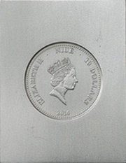 10 Dollars - Elizabeth II Cathedral Notre Dame: 12/14 obverse image
