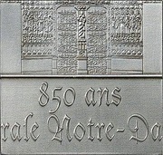 10 Dollars - Elizabeth II Cathedral Notre Dame: 13/14, Niue, 2014 reverse image