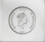 10 Dollars - Elizabeth II Cathedral Notre Dame: 8/14 obverse image