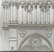 10 Dollars - Elizabeth II Cathedral Notre Dame: 8/14, Niue, 2014 reverse image