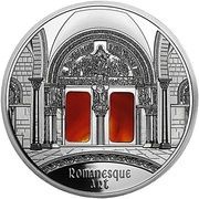 10 Dollars - Elizabeth II Romanesque Art, Niue, 2014 reverse image