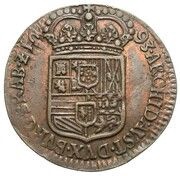 1 Liard - Charles II reverse image