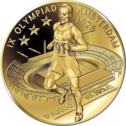 10 Dollars - Elizabeth II Paavo Nurmi, Niue, 2015 reverse image