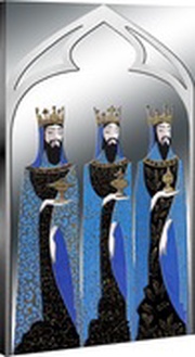 10 Dollars - Elizabeth II Three Wise Men, Niue, 2015 reverse image