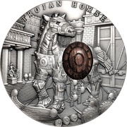 10 Dollars - Elizabeth II Trojan Horse, Niue, 2016 reverse image