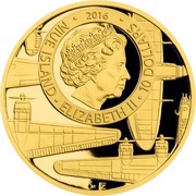 10 Dollars - Elizabeth II Supermarine Spitfire, Niue, 2016 obverse image