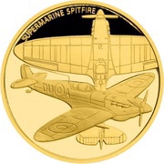 10 Dollars - Elizabeth II Supermarine Spitfire, Niue, 2016 reverse image