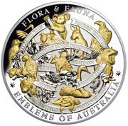 10 Dollars - Elizabeth II Emblems of Australia, Niue, 2017 reverse image