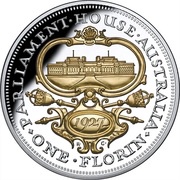 10 Dollars - Elizabeth II Canberra Florin, Niue, 2017 reverse image