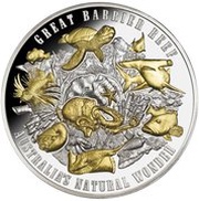 10 Dollars - Elizabeth II Great Barrier Reef, Niue, 2018 reverse image