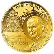 10 Dollars - Elizabeth II Habemus Papam, Niue, 2018 reverse image
