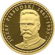 10 Dollars - Elizabeth II Józef Piłsudski, Niue, 2018 reverse image