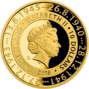 10 Dollars - Elizabeth II Battle of Britain obverse image