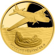 10 Dollars - Elizabeth II KX-B Emergency Landing, Niue, 2018 reverse image