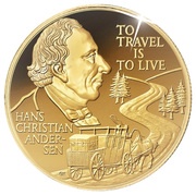 10 Dollars - Elizabeth II Hans Christian Andersen, Niue, 2019 reverse image