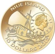 10 Dollars - Elizabeth II Pippi in the South Seas obverse image