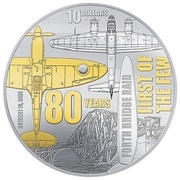 10 Dollars - Elizabeth II Spitfire, Niue, 2019 reverse image
