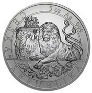 10 Dollars - Elizabeth II Czech Lion, Niue, 2019 reverse image