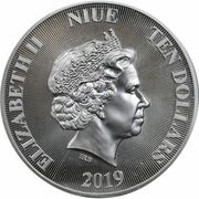 10 Dollars - Elizabeth II Roaring Lion obverse image