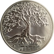 10 Dollars - Elizabeth II Tree of Life, Niue, 2019 reverse image