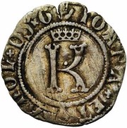 ¼ Silver Real - Charles V with Joanna obverse image