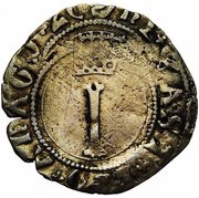 ¼ Silver Real - Charles V with Joanna, Belgium, 1516-1517 reverse image