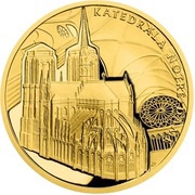 10 Dollars - Elizabeth II Notre-Dame de Paris, Niue, 2020 reverse image