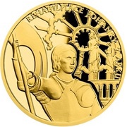 10 Dollars - Elizabeth II Rehabilitation of Joan of Arc, Niue, 2020 reverse image
