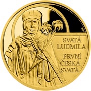 10 Dollars - Elizabeth II Ludmila of Bohemia: Saint, Niue, 2020 reverse image