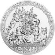 10 Dollars - Elizabeth II Odin, Niue, 2020 reverse image