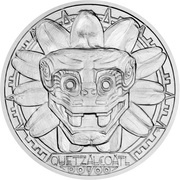 10 Dollars - Elizabeth II Quetzalcóatl, Niue, 2020 reverse image