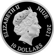 10 Dollars - Elizabeth II Jurassic World obverse image
