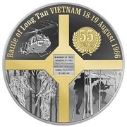 10 Dollars - Elizabeth II Battle of Long Tan, Niue, 2021 reverse image