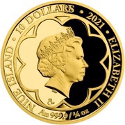 10 Dollars - Elizabeth II Canonisation obverse image