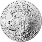 10 Dollars - Elizabeth II Czech Lion, Niue, 2021 reverse image