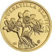 10 Dollars - Elizabeth II Slovak Pasque Flower, Niue, 2021 reverse image
