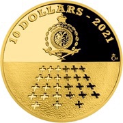 10 Dollars - Elizabeth II Dark Ages obverse image