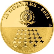 10 Dollars - Elizabeth II Old Town Square execution obverse image