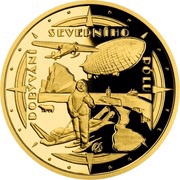 10 Dollars - Elizabeth II The conquest of the North Pole, Niue, 2021 reverse image
