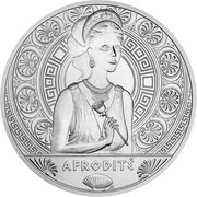 10 Dollars - Elizabeth II Aphrodite, Niue, 2021 reverse image